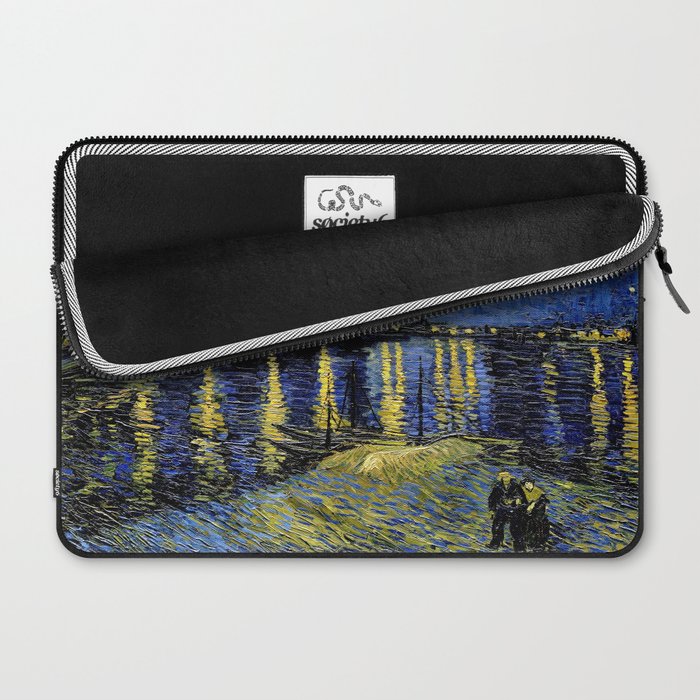 Vincent Van Gogh Starry Night Laptop Sleeve Gallery Image 2