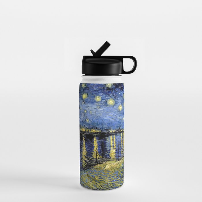 Vincent Van Gogh Starry Night Water Bottle Gallery Image 1