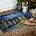 Vincent Van Gogh Starry Night Outdoor Rug Gallery Image 2