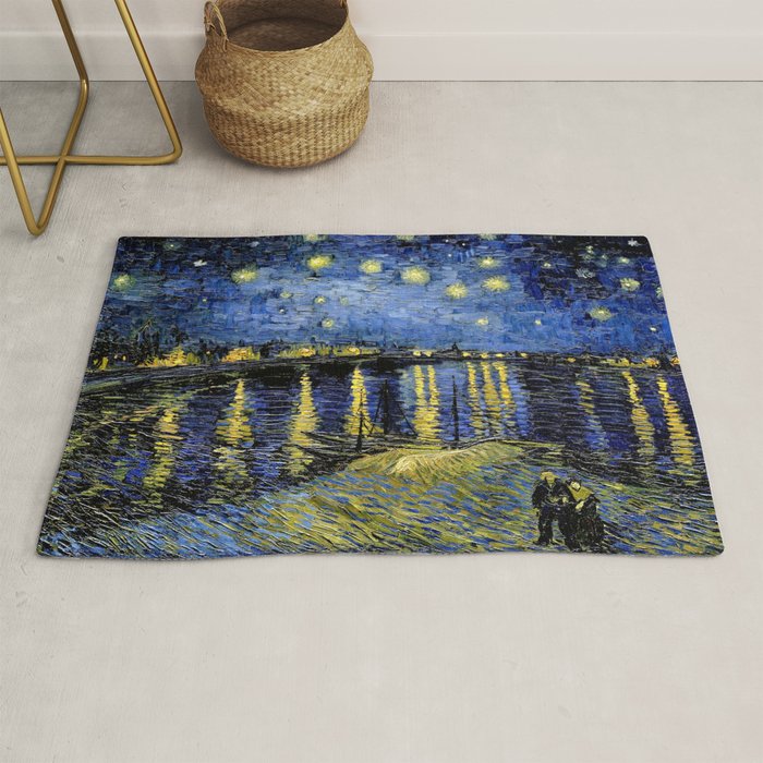 Vincent Van Gogh Starry Night Rug Gallery Image 1