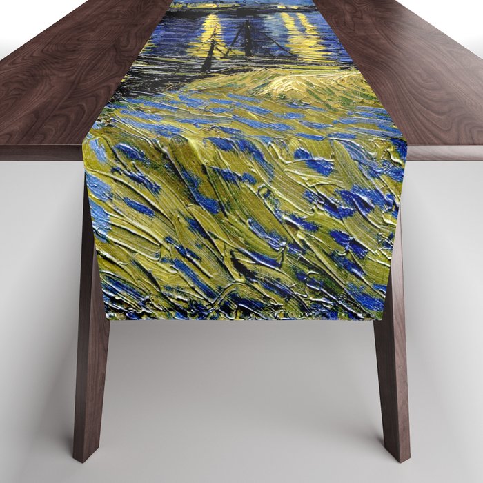 Vincent Van Gogh Starry Night Table Runner Gallery Image 1