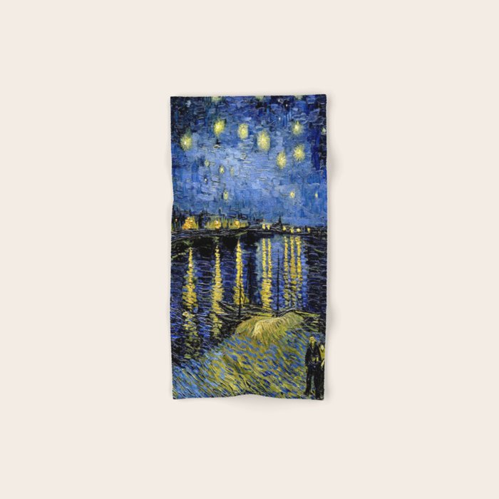 Vincent Van Gogh Starry Night Bath Towel Gallery Image 1