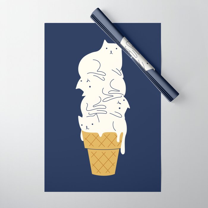 Meowlting Wrapping Paper Gallery Image 1