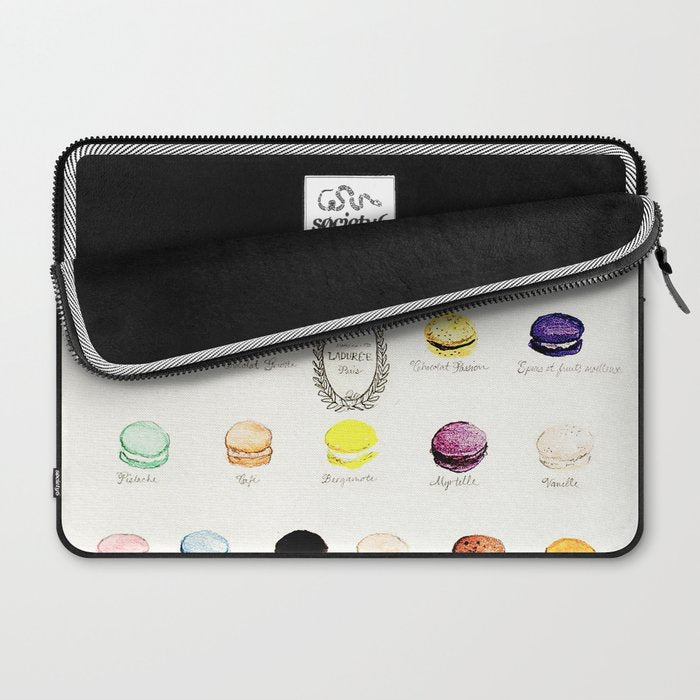 laduree macaron menu Laptop Sleeve Gallery Image 2