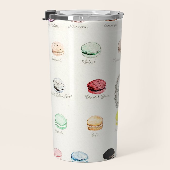 laduree macaron menu Travel Mug Gallery Image 3