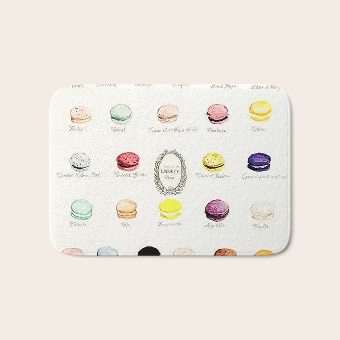 laduree macaron menu Bath Mat Gallery Image 1