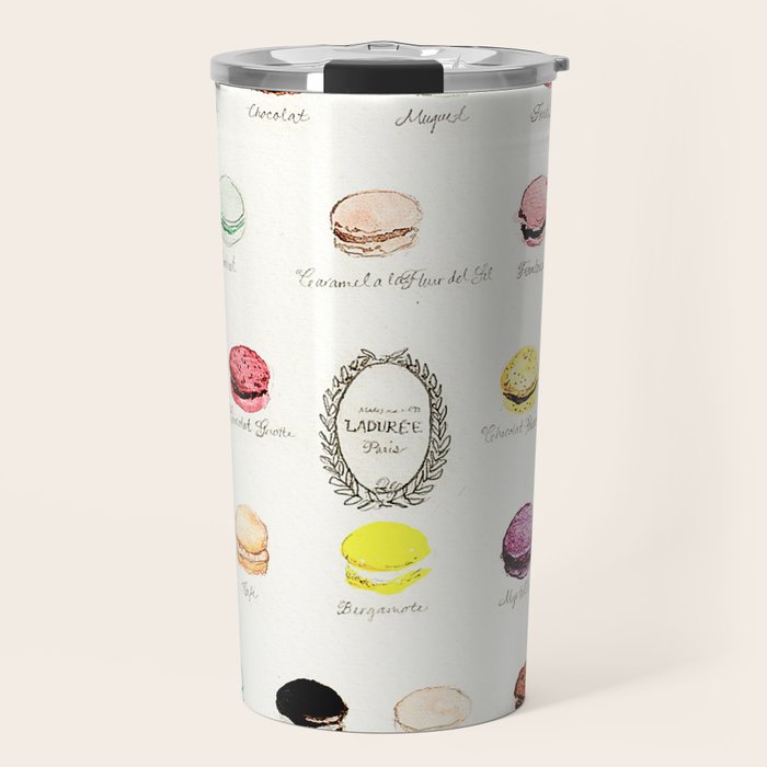 laduree macaron menu Travel Mug Gallery Image 1