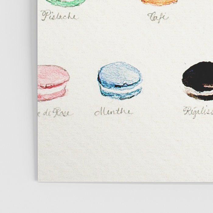 laduree macaron menu Poster Gallery Image 3