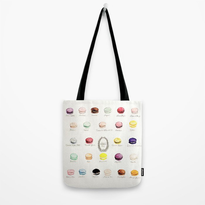 laduree macaron menu Tote Bag Gallery Image 2