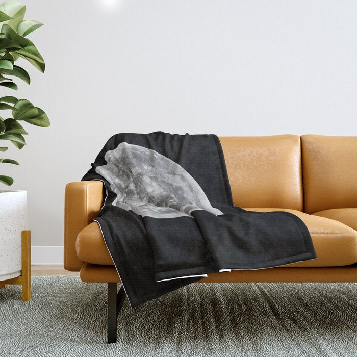 Full Moon Throw Blanket Gallery Image 1