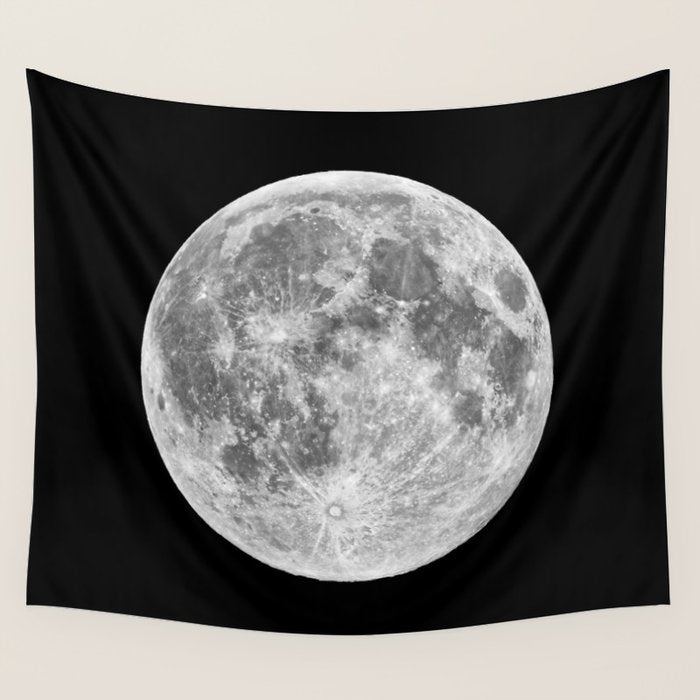 Full Moon Wall Tapestry Gallery Image 1