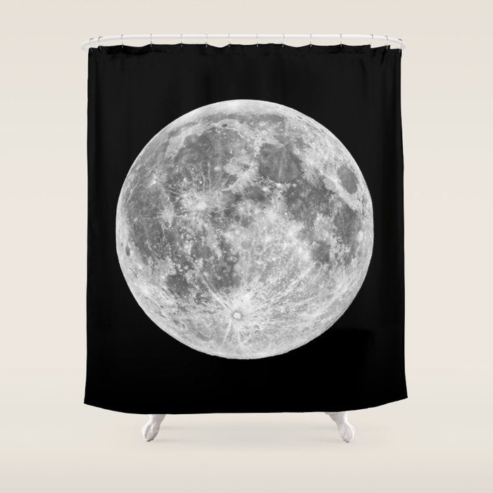 Full Moon Shower Curtain Gallery Image 1