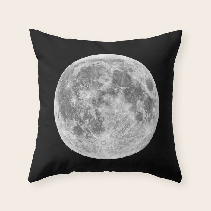 Full Moon Throw Pillow Gallery Image 6