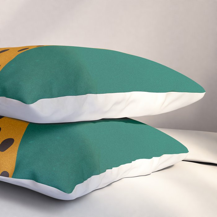 The Stare: Marigold Cheetah Pillow Sham Gallery Image 3