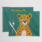 The Stare: Marigold Cheetah Placemat Gallery Image 1