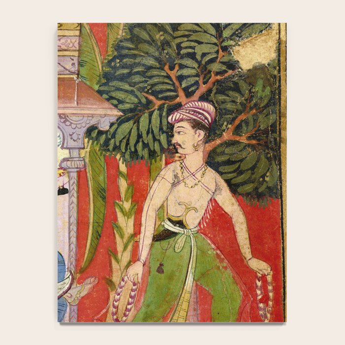 Lovers Indian Miniature Painted Illustration Notebook Gallery Image 4