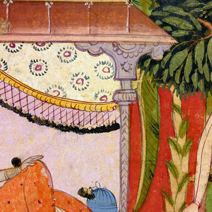 Lovers Indian Miniature Painted Illustration Coffee Mug Gallery Image 2