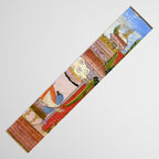 Lovers Indian Miniature Painted Illustration Table Runner Gallery Image 3