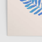 Blue Fern Leaf Poster Gallery Image 3