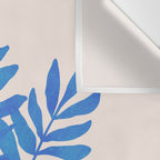 Blue Fern Leaf Wall Tapestry Gallery Image 3