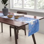 Vincent Van Gogh Almond BlossomS Blue Table Runner Gallery Image 2