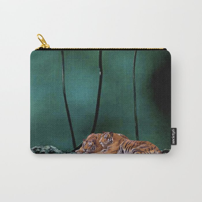 Resting Tigers Carry All Pouch Gallery Image 1