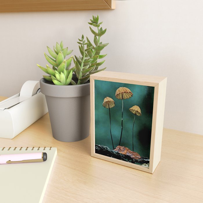 Resting Tigers Mini Art Print Gallery Image 2