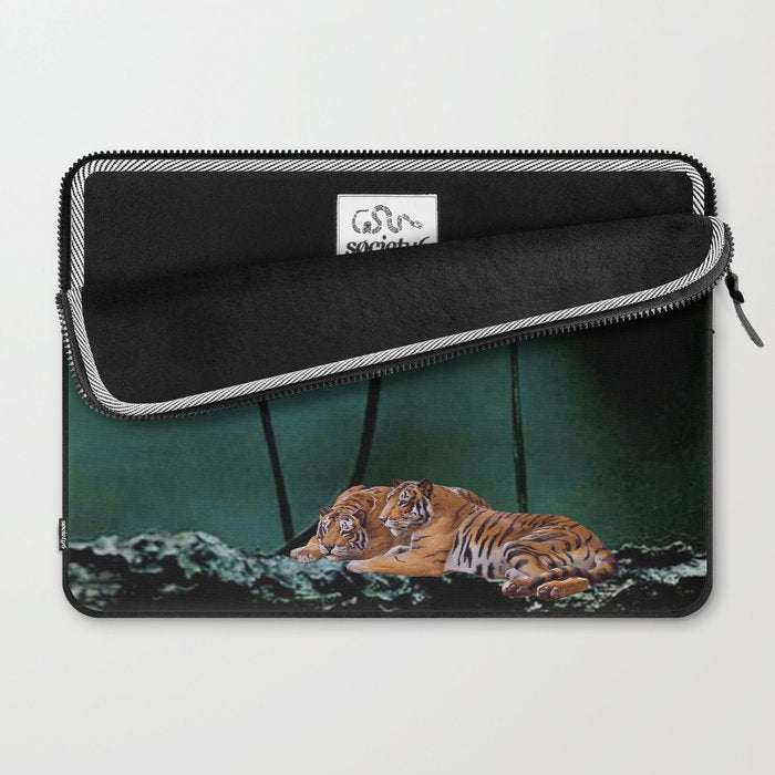 Resting Tigers Laptop Sleeve Gallery Image 2