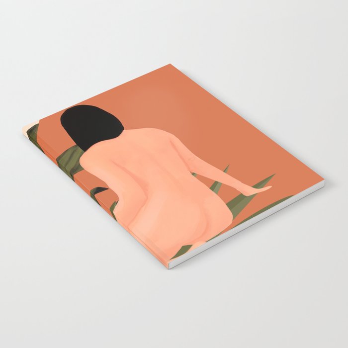 Minimal Abstract Art Nude Woman 7 Notebook Gallery Image 1