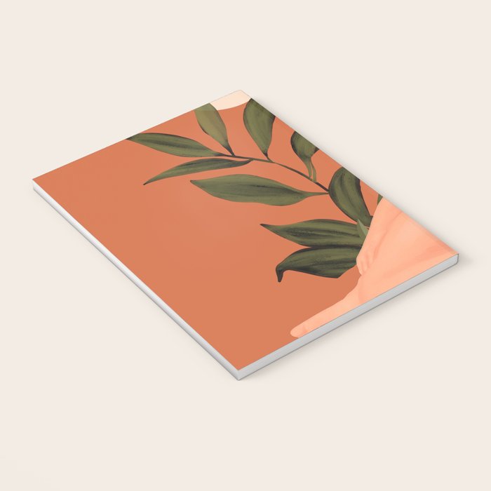 Minimal Abstract Art Nude Woman 7 Notebook Gallery Image 3