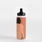 Minimal Abstract Art Nude Woman 7 Water Bottle Gallery Image 2