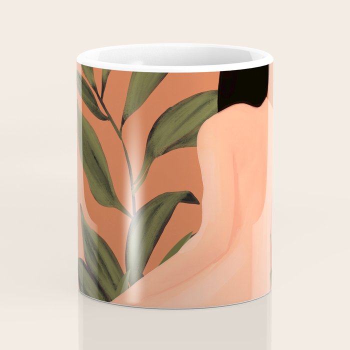 Minimal Abstract Art Nude Woman 7 Coffee Mug Gallery Image 4