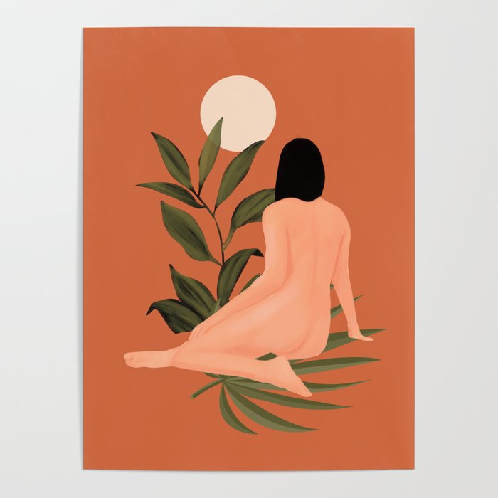 Minimal Abstract Art Nude Woman 7 Poster Gallery Image 4