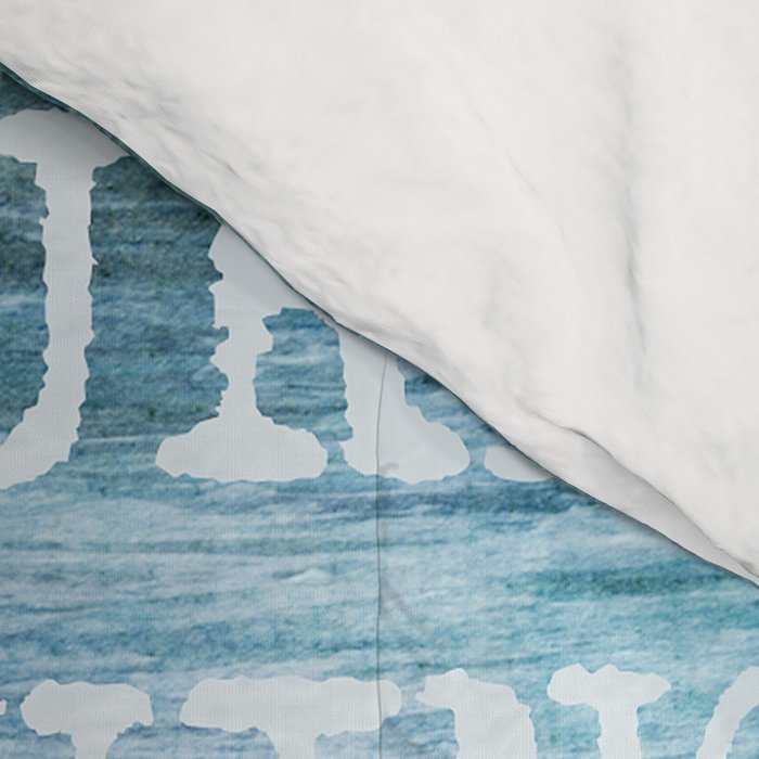 The cure for anything is salt water, sweat, tears, or the sea.    Dinesen, Isak Comforter Gallery Image 4