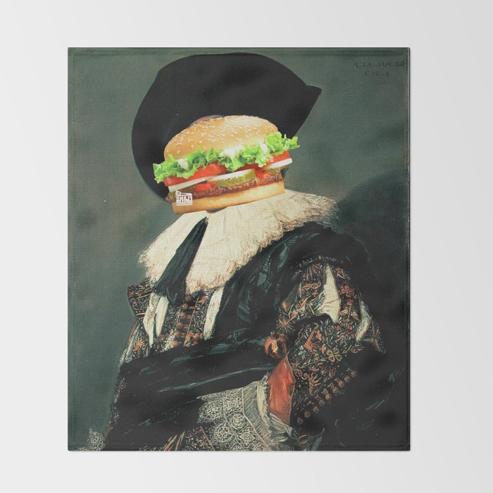 Frans Burger Hals Throw Blanket Gallery Image 2