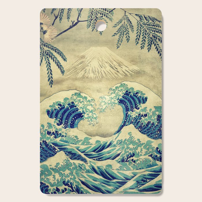 The Great Blue Embrace at Yama Cutting Board Gallery Image 1