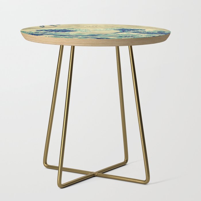 The Great Blue Embrace at Yama Side Table Gallery Image 1