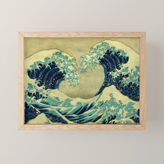 The Great Blue Embrace at Yama Mini Art Print Gallery Image 1