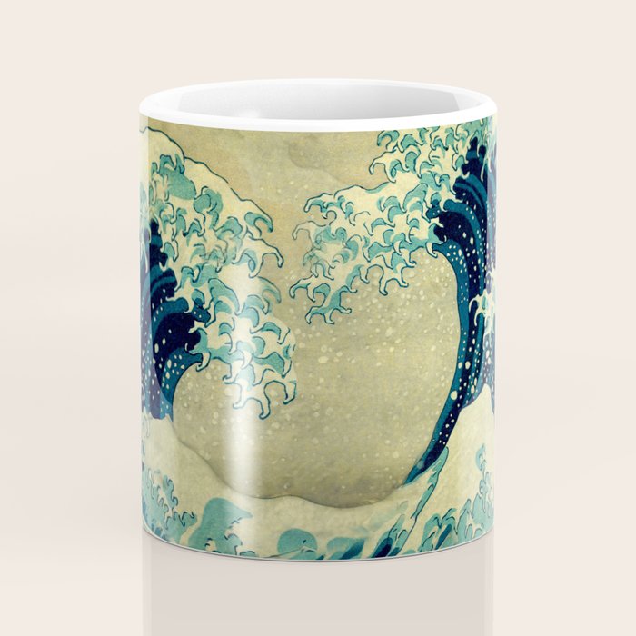 The Great Blue Embrace at Yama Coffee Mug Gallery Image 4