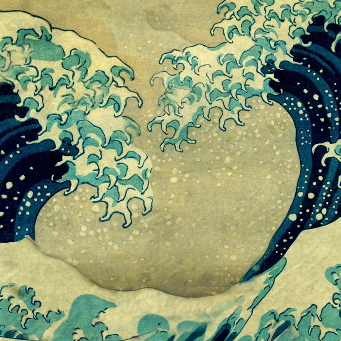 The Great Blue Embrace at Yama Coffee Mug Gallery Image 2