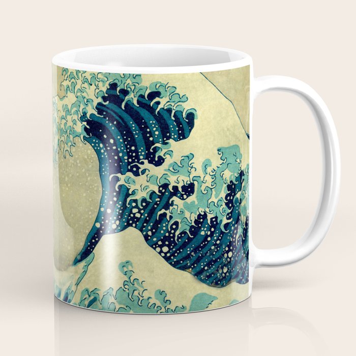 The Great Blue Embrace at Yama Coffee Mug Gallery Image 1