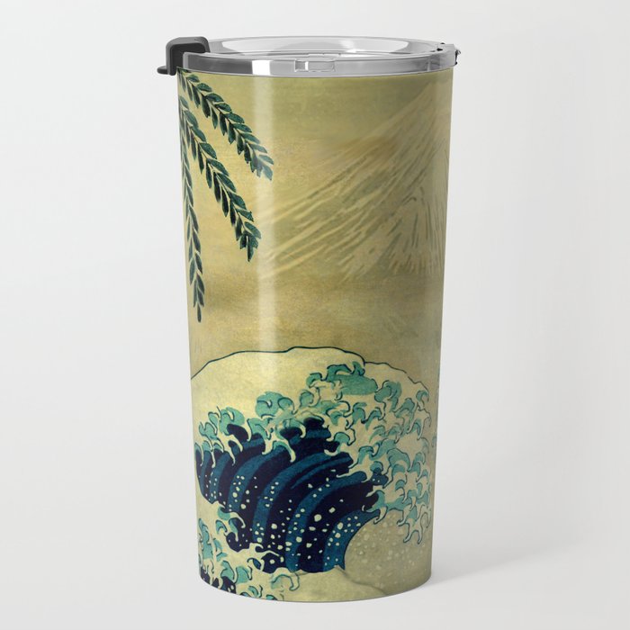 The Great Blue Embrace at Yama Travel Mug Gallery Image 3