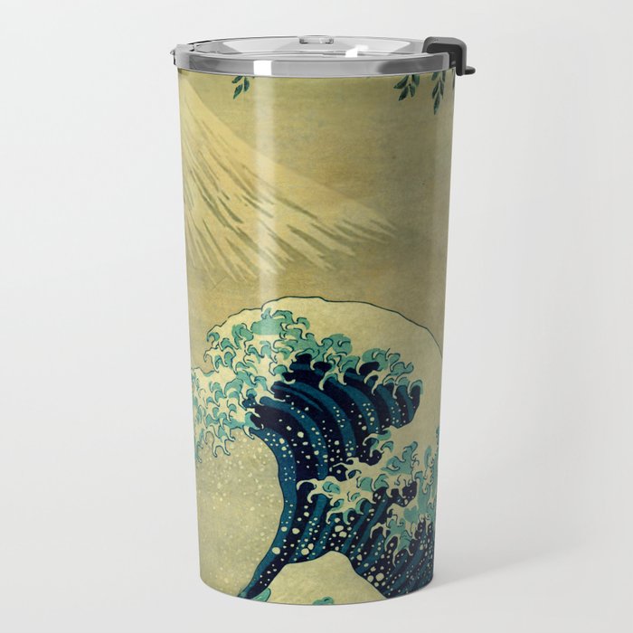 The Great Blue Embrace at Yama Travel Mug Gallery Image 2