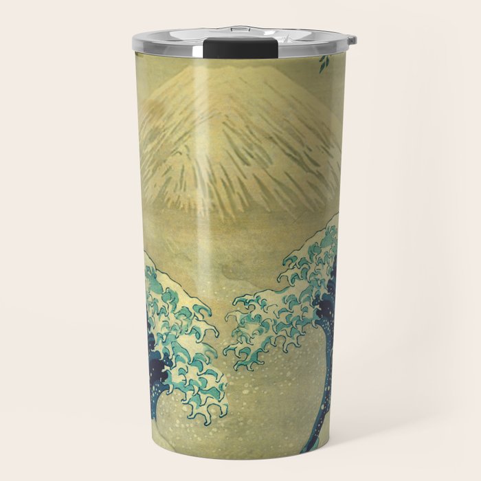 The Great Blue Embrace at Yama Travel Mug Gallery Image 1