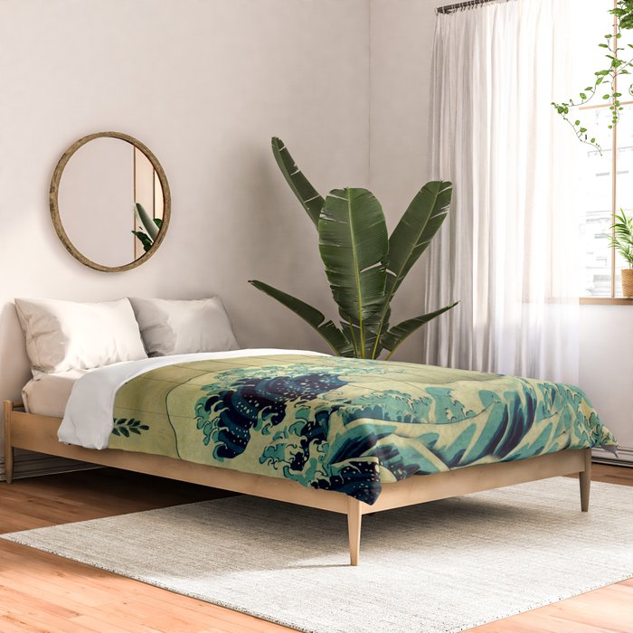 The Great Blue Embrace at Yama Comforter Gallery Image 2