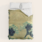 The Great Blue Embrace at Yama Duvet Cover Gallery Image 6