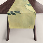 The Great Blue Embrace at Yama Table Runner Gallery Image 1