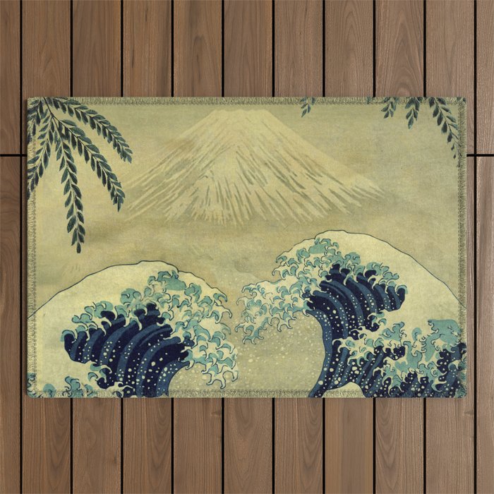 The Great Blue Embrace at Yama Outdoor Rug Gallery Image 1