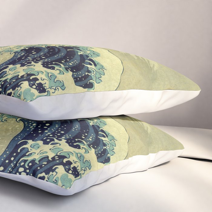 The Great Blue Embrace at Yama Pillow Sham Gallery Image 3