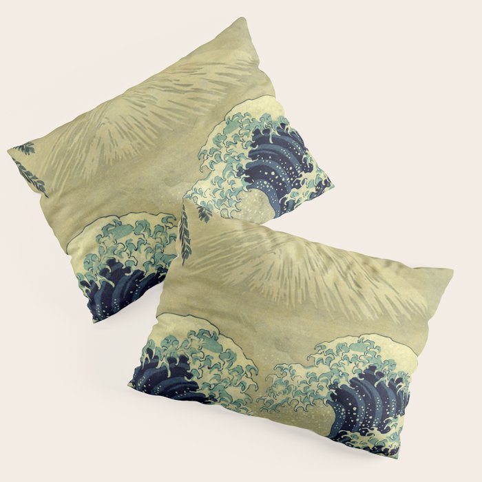 The Great Blue Embrace at Yama Pillow Sham Gallery Image 3